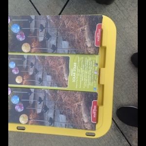 Set of 3 Solar power lights for outside